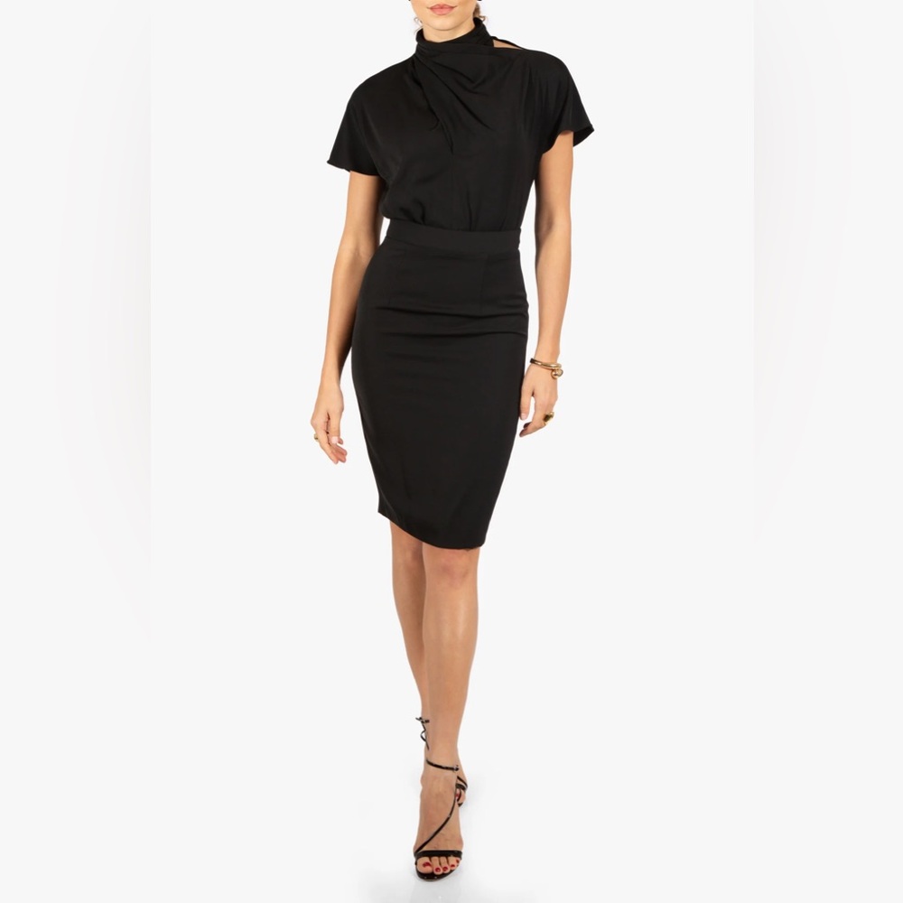Black Halo ‘Estella Sheath Dress’ in Black